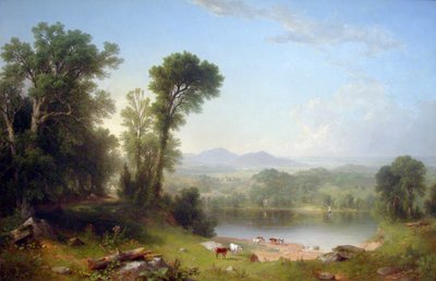 Paisaje pastoral de Asher Brown Durand